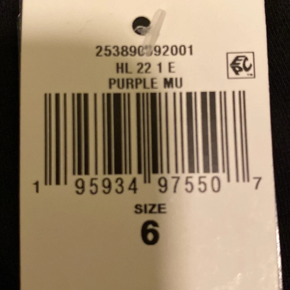 Lauren RL Dress Metallic Gold and Purple Paisley - Picture 6 of 6